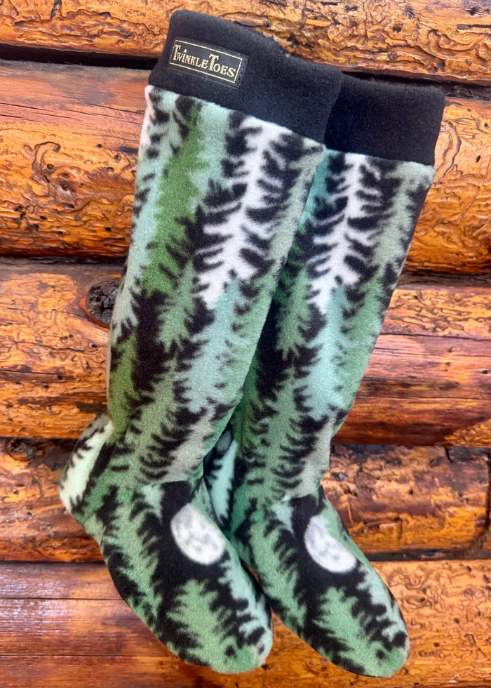 Midnight Pines Kid's Slipper Socks