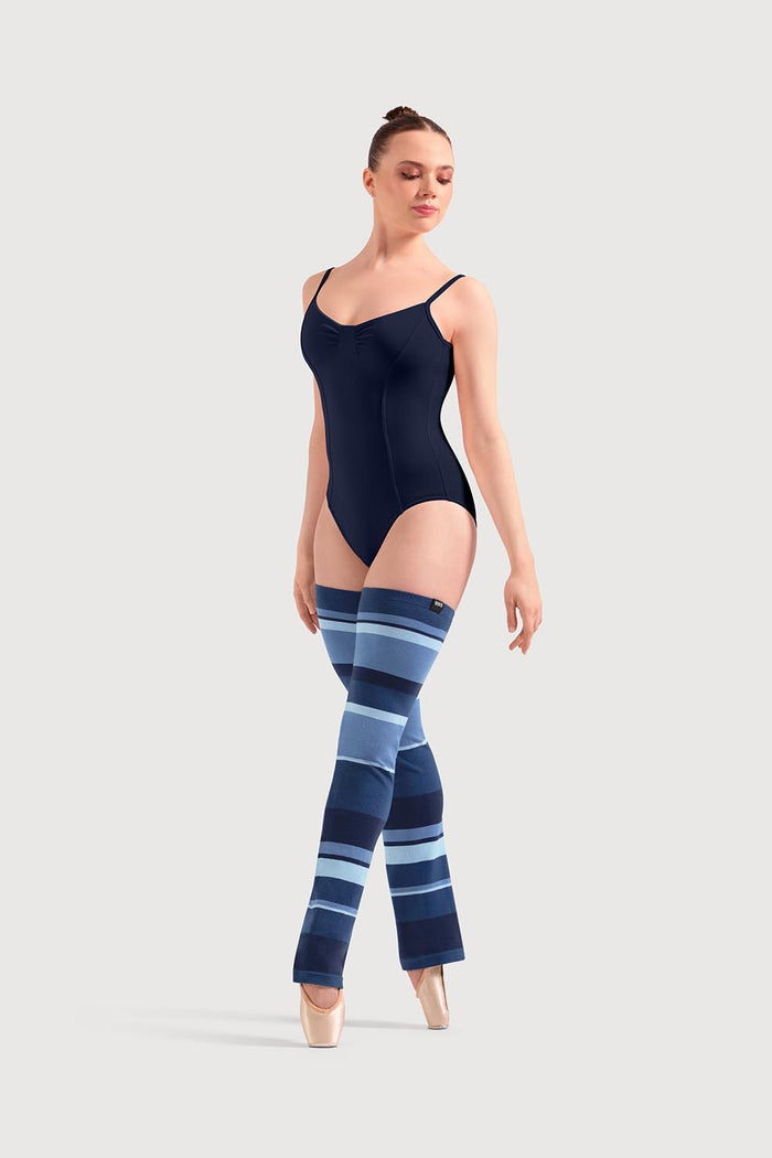 A51107 - Bloch Striped Long Legwarmers