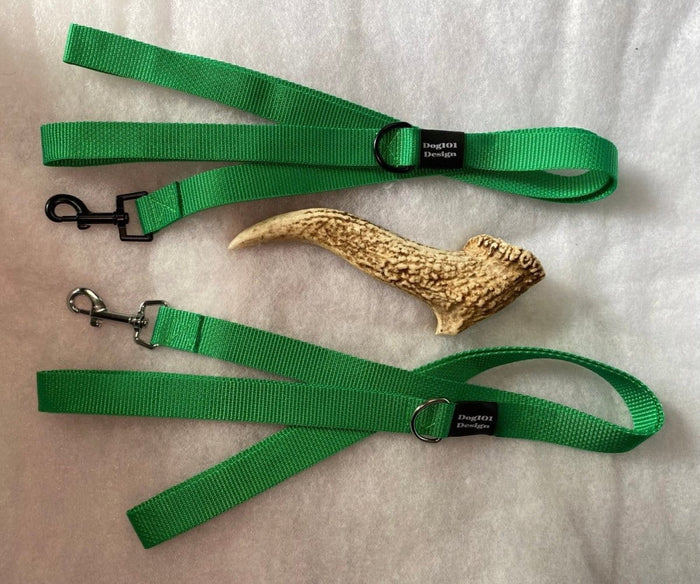 Dogtraining101 Adult Dog Plain Light Green 1.5m x 25mm Lead