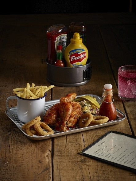 American Style Clear Menu Holder