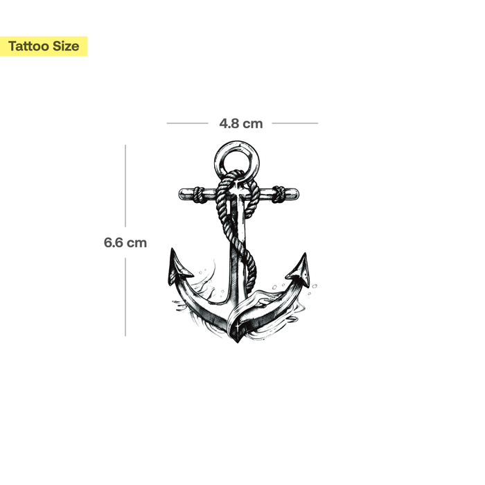 Anker der Tiefe Tattoo