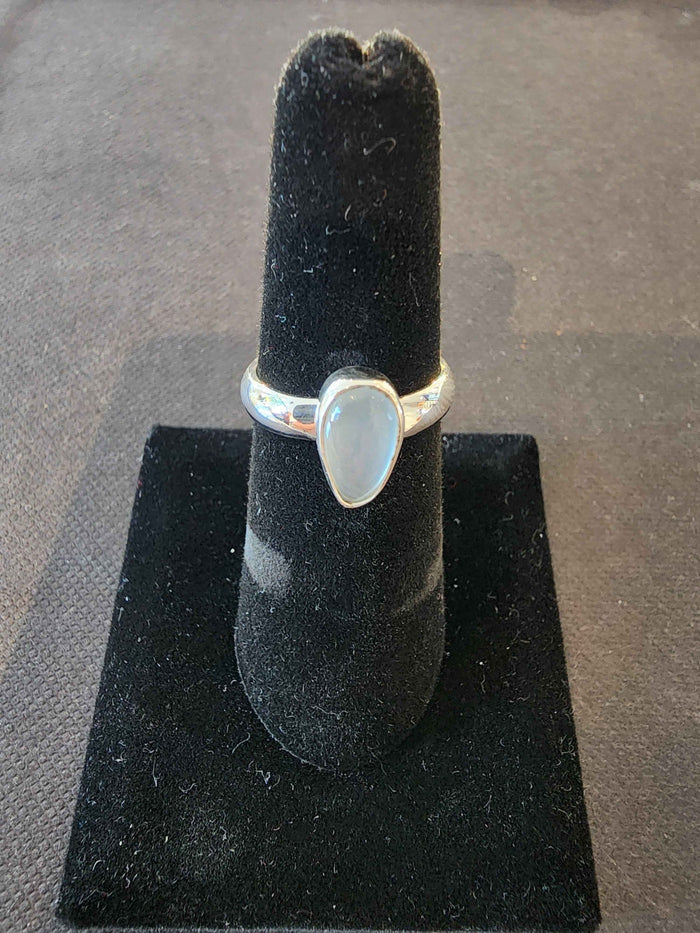 Aquamarine Ring in .925 Sterling Silver - Smokin Resin Company