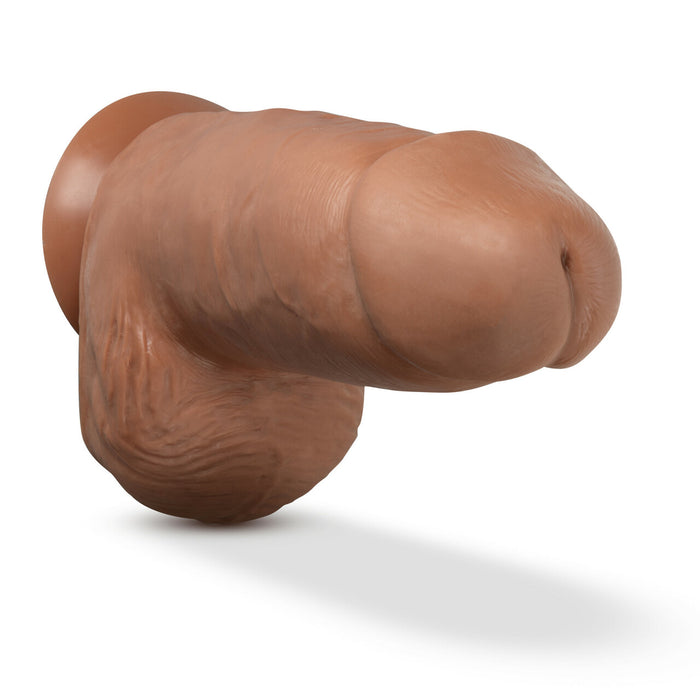 Au Naturel Chub 10in Mocha Dildo With Suction Cup Intimates Adult Boutique