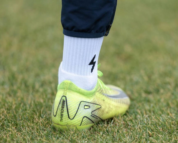 Ballera Performance Grip Sock - White