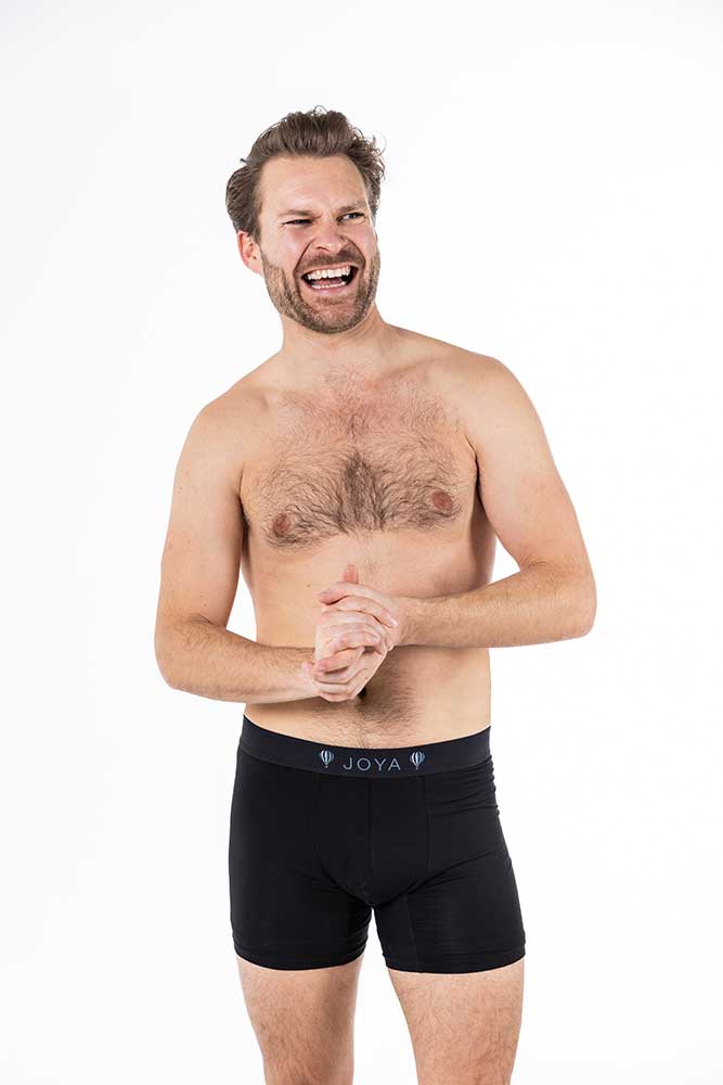 Black Bamboo Boxer Shorts