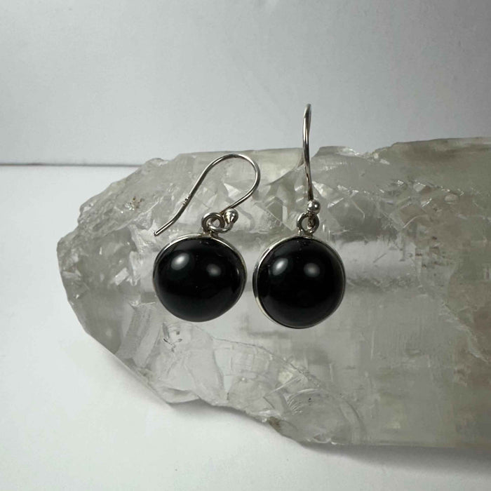 Black Onyx Drop Earrings