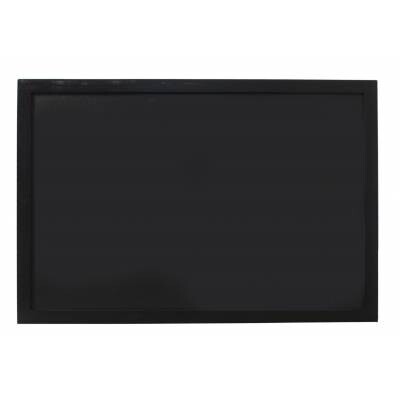 Black Wood Framed Chalk Board 60cm X 80cm