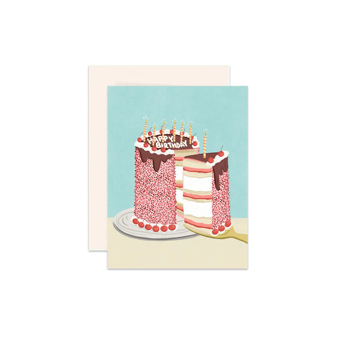 Cake Slice Birthday Greeting Card