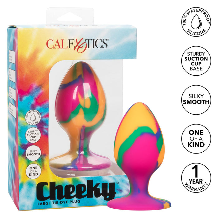 Cheeky Large Tie Dye Butt Plug Intimates Adult Boutique