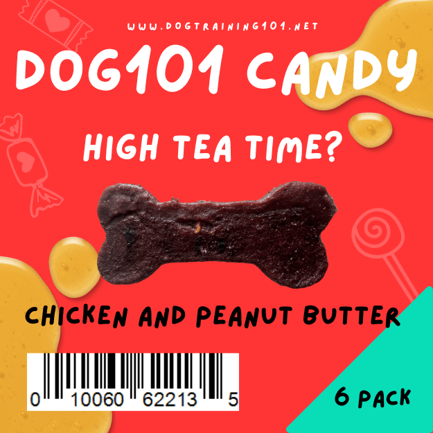 Dogtraining101 6 Pack Chicken and Peanut Butter Chewy Bones