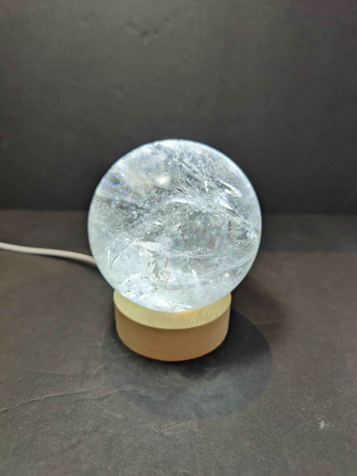 Clear Quartz Polished Sphere Sculpture (Extra Quality) - Smokin Resin Company