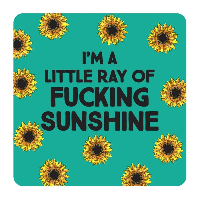 Novelty Coasters - Ray of Sunshine