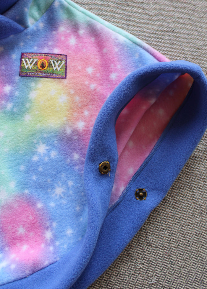 Cotton Candy Baby Poncho