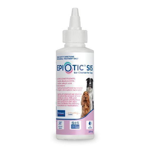Virbac 120ml Epiotic Pet Ear Cleanser