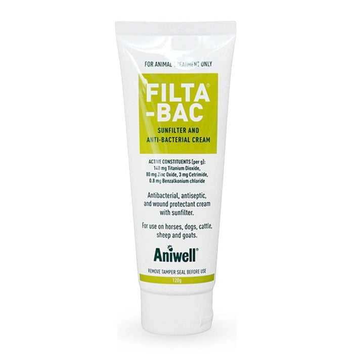 Dogtraining101 Retail Super Store FILTA-BAC Sunfilter and Anti-bacterial Cream - 120g