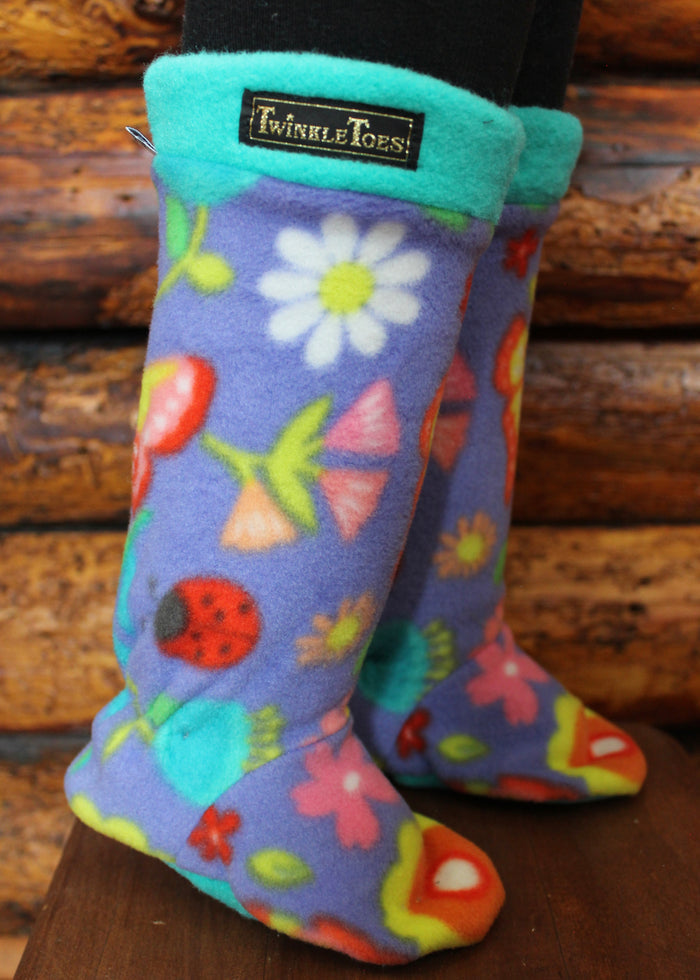 Flower Power Infant/Toddler Slipper Socks