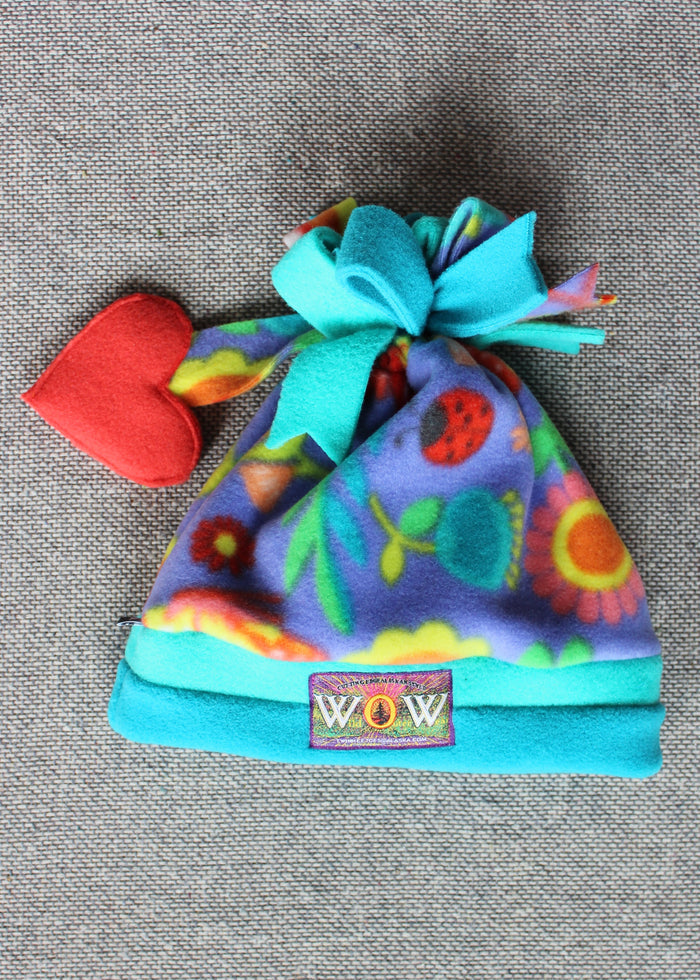 Flower Power Ski Dangle Hat