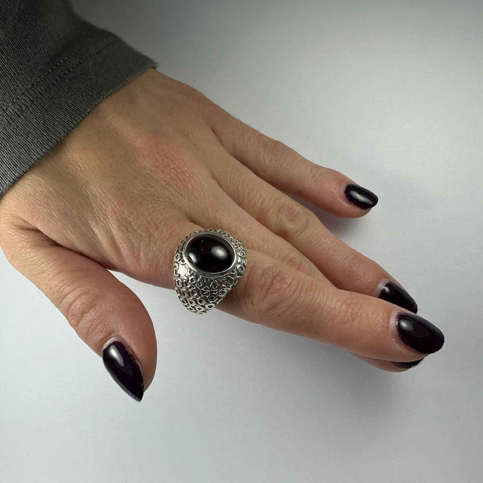 Garnet Ring - Size 8.5