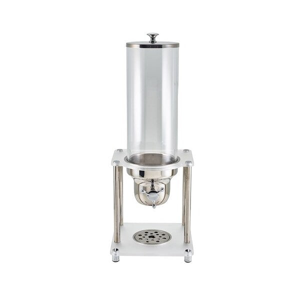Genware Acrylic Base Cereal Dispenser 3.7L, 21 x 21 x 54.5cm (L x W x H)