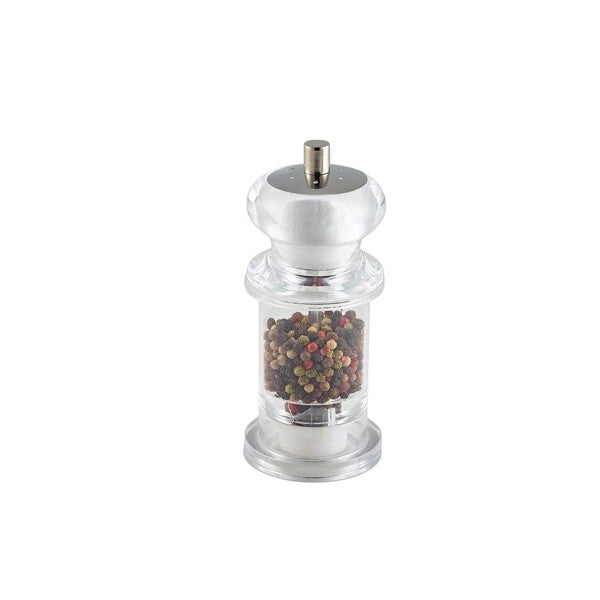 Genware Clear Combi Pepper Grinder/Salt Shaker (Pack Of 12)