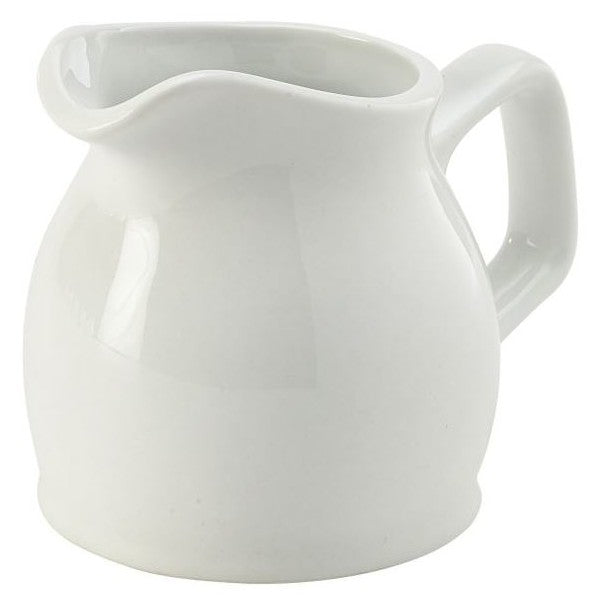 Genware Porcelain Jug 28cl / 9.85oz (Box Of 6)