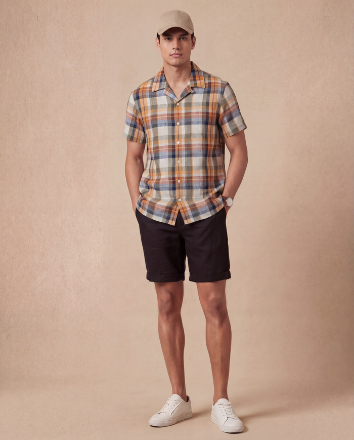 Made to Measure / Tangier Plaid Linen / Standard