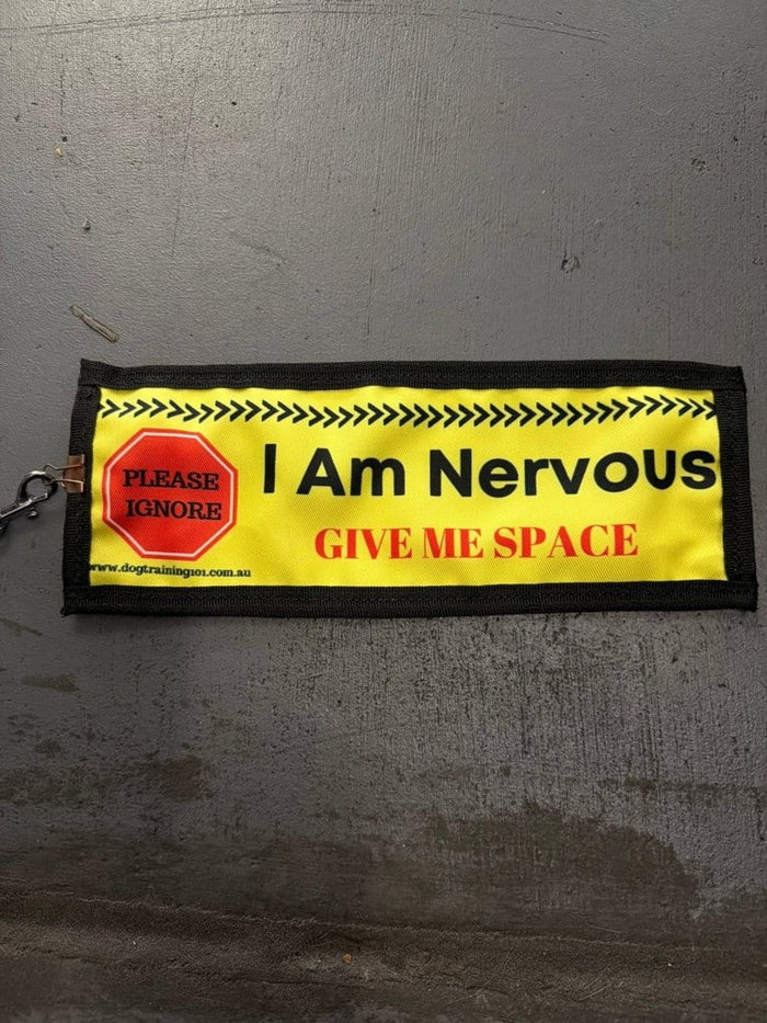 Dogtraining101 I am Nervous - Leash Banner