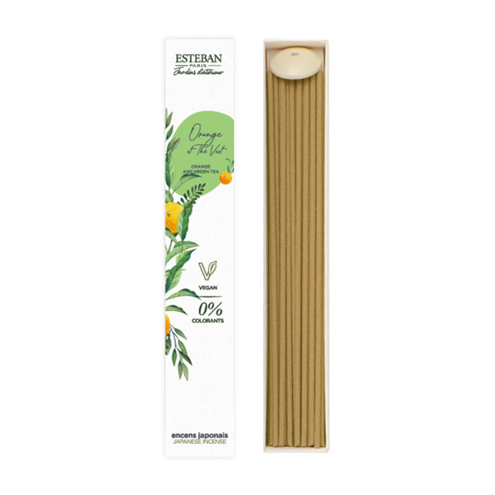 INTERIOR GARDEN NATURE - Orange & Green Tea Japanese Style Incense