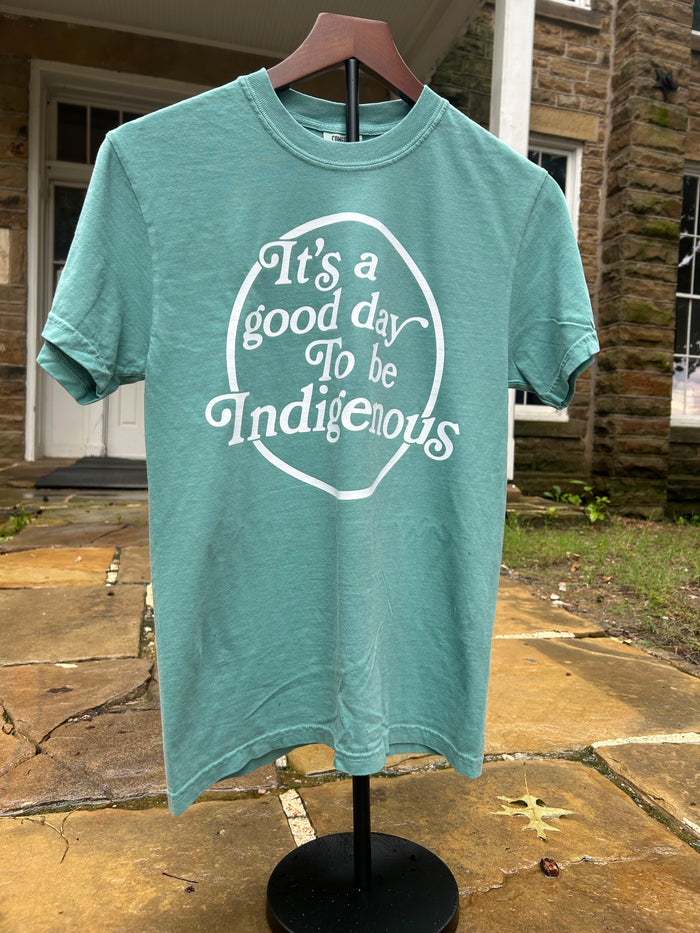 It's a Good Day to be Indigenous T-Shirt Designed by Bemo Print