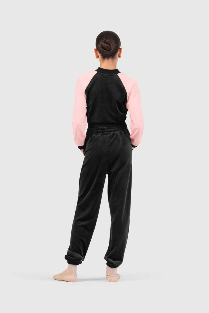 J53002G - Bloch Julia Girls Velvet Bomber Jacket