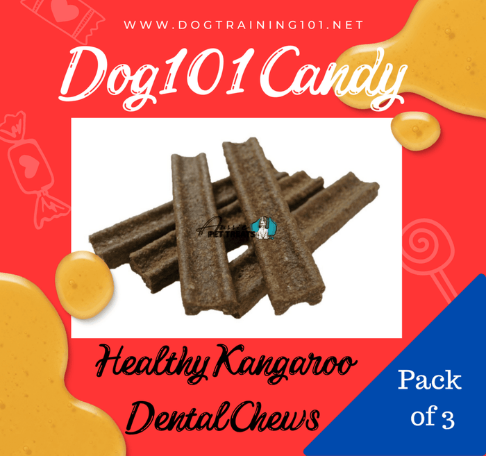 Dogtraining101 Kangaroo Dental Chews 3pack