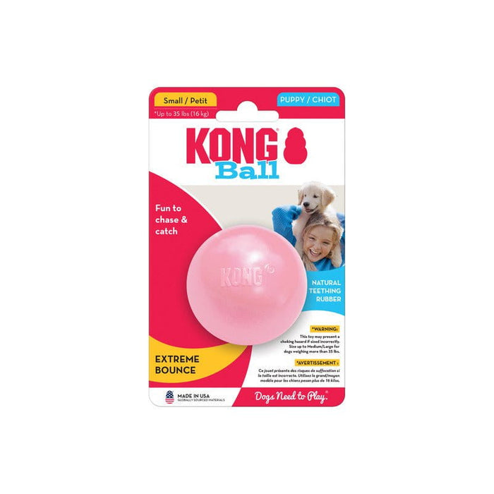 Kong Small / Light Blue KONG® Puppy Ball w/Hole