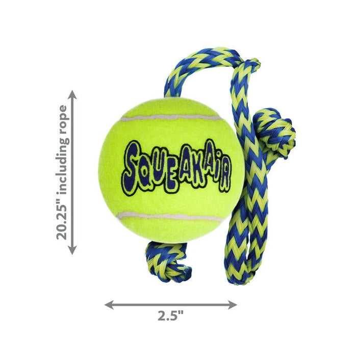 Kong KONG® SqueakAir® Ball w/Rope Md
