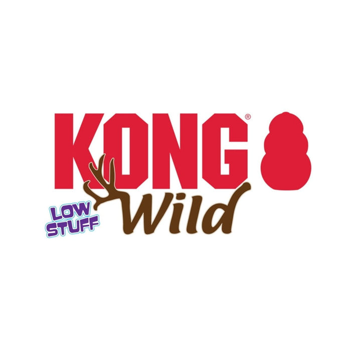 Kong Kong / Wild KONG Wild Low Stuff Rabbit Medium Plush Squeaky Toy For Dogs