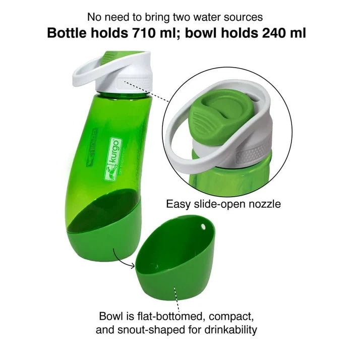 Kurgo Kurgo - Gourd Water Bottle & Bowl