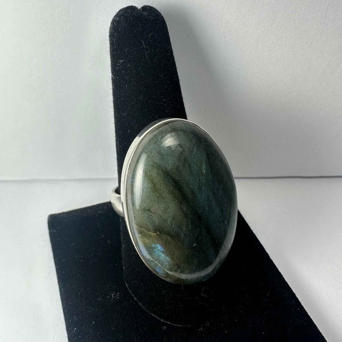 Labradorite Ring - Size 9.5 - Smokin Resin Company