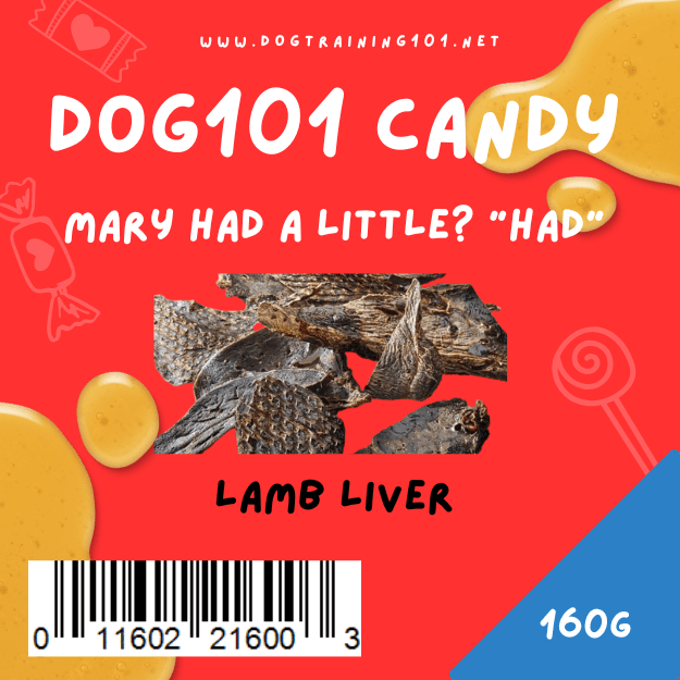 Dogtraining101 Treats 160g Lamb Liver