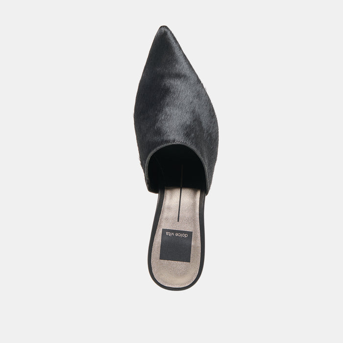LEXY HEELS NERO CALF HAIR