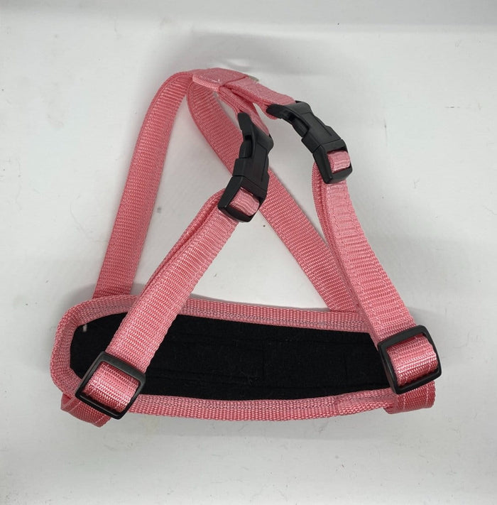 Dogtraining101 Retail Super Store Light Pink - Black Clip Harness (Large)