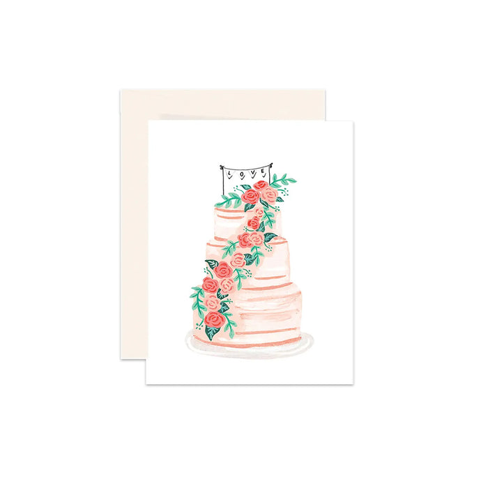 Love Cake Greeting Card