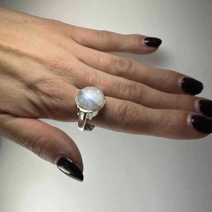 Moonstone Ring - Size 9.5 - Smokin Resin Company