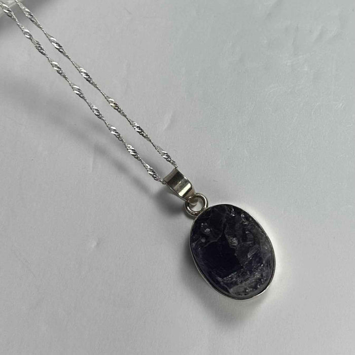 Natural Rough Amethyst Pendant