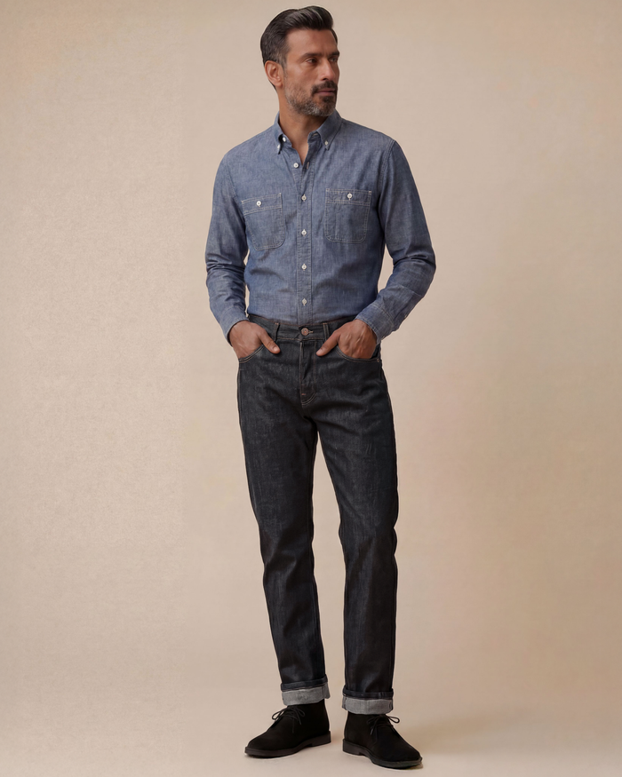 Made to Measure / Charcoal Selvedge Denim / Standard