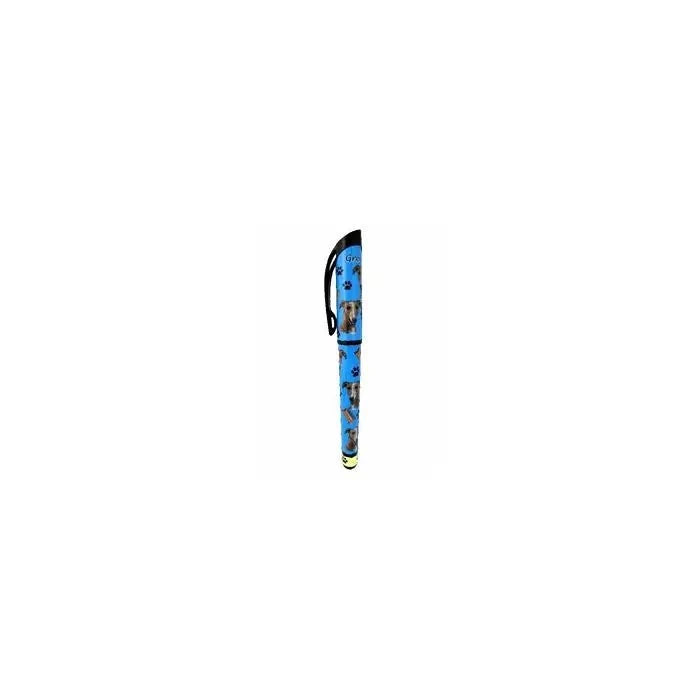 Novelty Pen - Greyhound, Brindle Gel Pen
