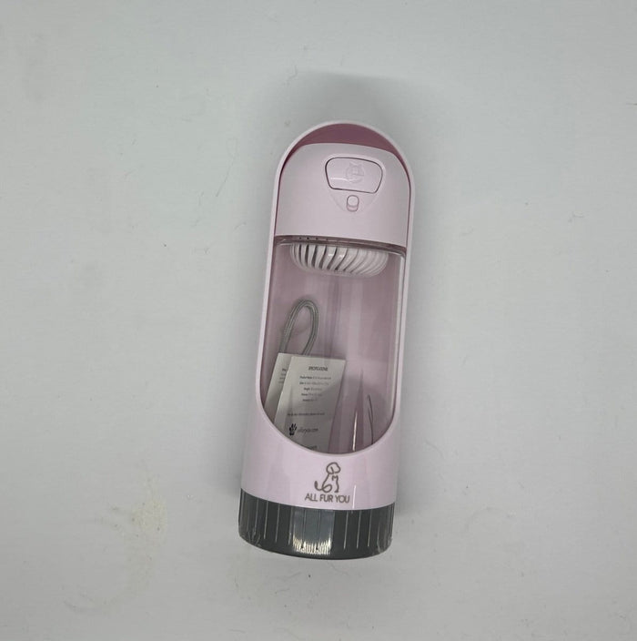 All Fur You Pink Pet Water Bottle