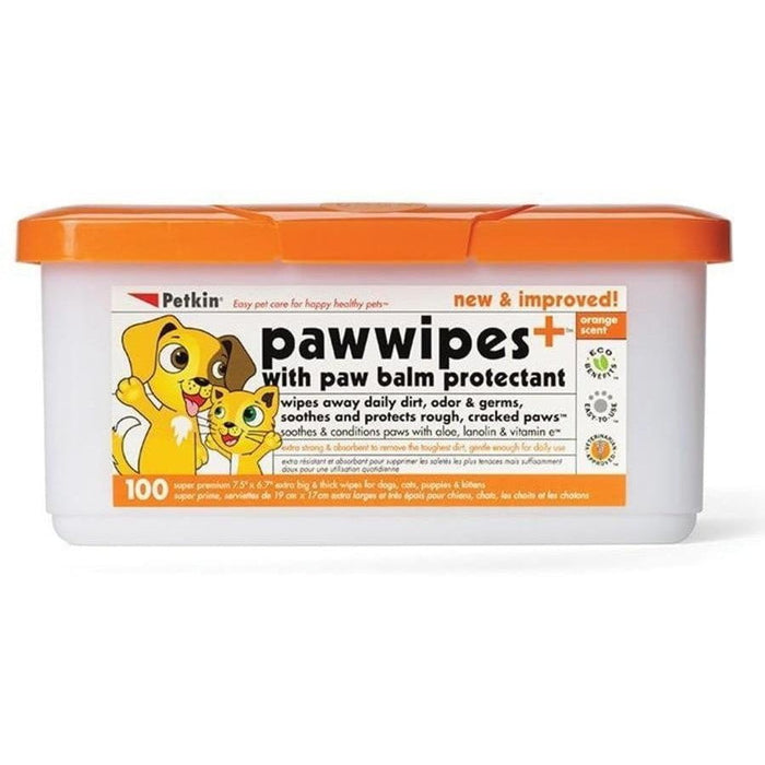Dogtraining101 Retail Super Store Petkin Paw Wipes 100pk