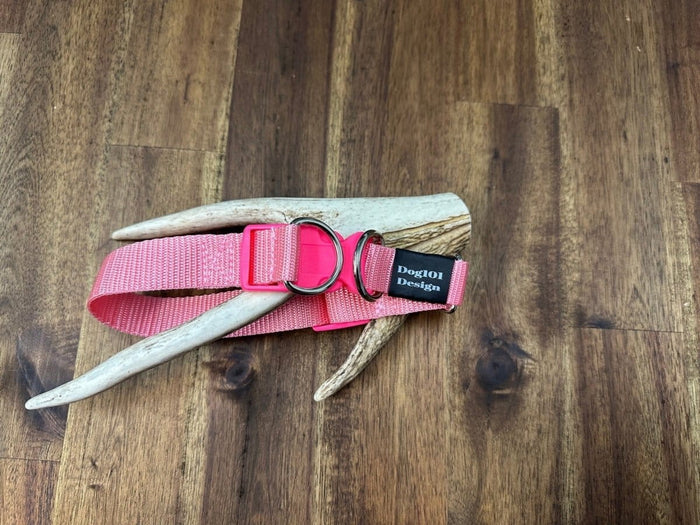 Dogtraining101 Pink - Pink Clip Double Up Collar