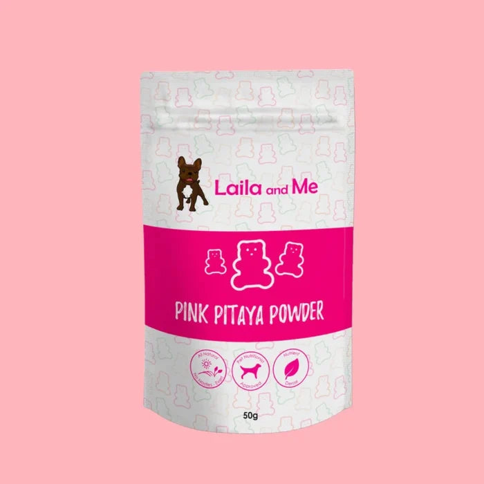 LailaandMe LailaandMe / Superfoods PINK PATAYA POWDER FOR PETS (DRAGONFRUIT) - 50g