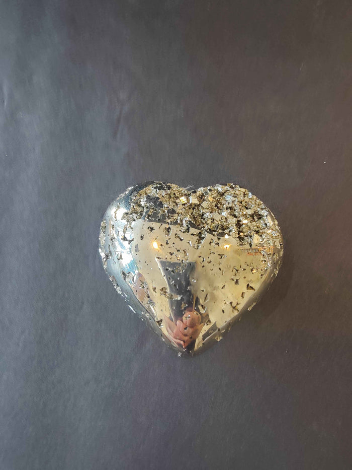 Polished Pyrite Spheres, Eggs, & Hearts - Smokin Resin Company