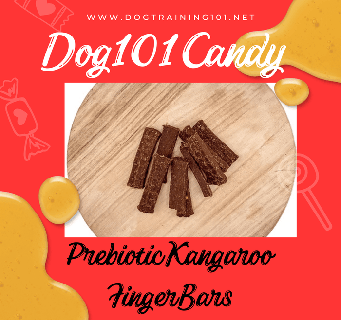 Dogtraining101 Prebiotic Kangaroo Finger Bars 100g
